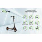 EBOOST INFINITY Monopattino elettrico pieghevole per tutti i terreni - EZWAY - 10 - 48V - 800W - Auto 90KM Luce freno + indicatori di direzione - immagine 6