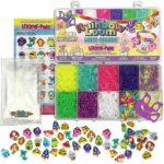 Scatola per la creazione di braccialetti - BANDAI - Rainbow Loom Mini Combo Set Loomi Pals - 2100 elastici / 60 ciondoli