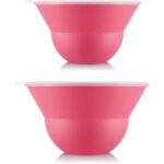 Set di 2 insalatiere da 3 l e 4,9 l con coperchio in silicone - BODUM - Topee - Bubblegum