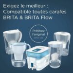 Caraffa filtrante BRITA - Essential Style Mineral Blue - Capacità 2,4 L, inclusi 1,4 L di acqua filtrata - 1 filtro Maxtra Pro Pure Performance - immagine 6
