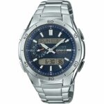 CASIO - Orologio in acciaio inossidabile - WAVECEPTOR - Grigio