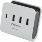Caricabatterie da rete - CHACON - 40030 - 3 USB-A + 1 USB-C