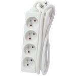 4x16A striscia 5m bianco - immagine 2