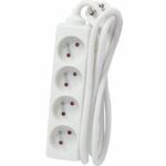 4x16A striscia 5m bianco - immagine 4