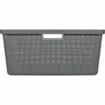Cesto portabiancheria - Curver - Juta - 46 L - Grigio - immagine 4
