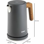 Bollitore elettrico - DOMO - DO9268WK - 2200 W - 1,7 L - Base 360° - Nero / Legno - immagine 3