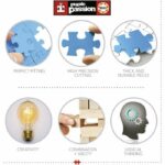 Puzzle - EDUCA - Unicorni Magici - 2 x 48 pezzi - Tema Fantasy - Per Bambini - 4 anni e oltre - immagine 3