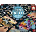 Puzzle - EDUCA - Battle Travel - 12 puzzle - 42 pezzi - Tema viaggi e mappe