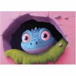 4 Puzzle - EDUCA - Dinosauri amichevoli - 20+40+60+80 pezzi - immagine 2