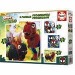 Puzzle progressivi - EDUCA - Dino Spidey - 12+16+20+25 pezzi - immagine 3