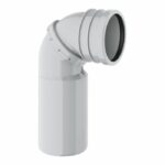 Tubo di scarico WC - GROHE - Girevole 90° - Rapid SL - Per cassette di scarico universali da incasso o telai di supporto attrezzati