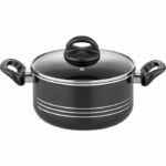 Set di pentole - Induzione - GSW - MILANO NERO - 15 pezzi - Alluminio massiccio - Nero - immagine 2
