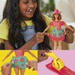 Play-Doh Barbie Florets and Fringes - Set di pasta modellabile - immagine 5