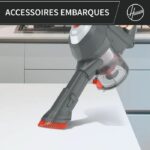 Aspirapolvere a batteria HOOVER HF122AH - 22 V - 40 min - 0,9 L - Rosso / Grigio - immagine 2