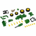 Trattore John Deere - KLEIN - 3977 - Caricatore frontale, contrappeso e cacciavite - Scala 1/24 - Dai 3 anni in su - immagine 4