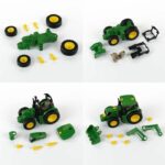 Trattore John Deere - KLEIN - 3977 - Caricatore frontale, contrappeso e cacciavite - Scala 1/24 - Dai 3 anni in su - immagine 5