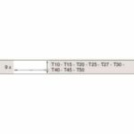 Modulo - KS TOOLS - 713.5018 - Modulo chiave a T Torx - 9 pezzi - immagine 4