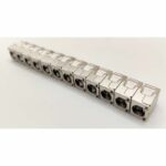 Confezione da 12 jack keystone RJ45 Cat.6a - LINEARI - PR24AS12 - Corti - Schermati - immagine 6