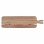 Maxi tagliere per aperitivi - LIVOO - MES151 - Legno di acacia FSC - 75 x 19,5 cm - Gambe in legno