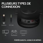 Cuffie per PC da gioco Bluetooth wireless Logitech G PRO X 2 bianche - immagine 5