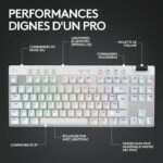 Tastiera da gioco - wireless - LOGITECH G - G Pro X TKL Lightspeed - USB - AZERTY - Bianca - immagine 5