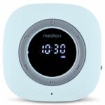 Radio da doccia - MEDION - FM - Bluetooth - IPX6 - Supporto a ventosa - Blu