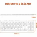 Tastiera wireless - Tasti piatti - MOBILITY LAB - KP450W - AZERTY - FR - Multi-connessioni - Nero - immagine 6