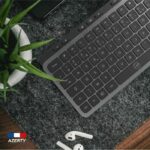 Tastiera compatta - Tasti piatti - MOBILITY LAB - KP450W - AZERTY - FR - Multi-connessioni - Nero - immagine 2