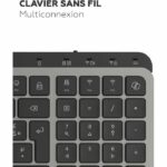 Tastiera compatta - Tasti piatti - MOBILITY LAB - KP450W - AZERTY - FR - Multi-connessioni - Nero - immagine 3