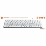 Tastiera wireless - Tasti piatti - MOBILITY LAB - KMP2000W - AZERTY - FR - Multi-connessioni - Bianco