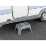 Gradini fissi - OPTIMA - Polipropilene rinforzato - Superficie antiscivolo - 150 kg max - 420 x 240 x 280 mm - immagine 2