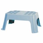 Gradini fissi - OPTIMA - Polipropilene rinforzato - Superficie antiscivolo - 150 kg max - 420 x 240 x 280 mm