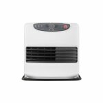 Stufa a gasolio elettronica - QLIMA - SRE 9046C2 - Fino a 54 m² - Serbatoio 9L - Silenziosa - Bianco e nero