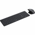 Combo tastiera e mouse - RAPOO - 9760M - Wireless - Ultra-sottile - Grigio scuro - immagine 2