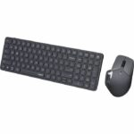 Combo tastiera e mouse - RAPOO - 9760M - Wireless - Ultra-sottile - Grigio scuro - immagine 4
