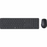 Combo tastiera-mouse - RAPOO - 9810M - Wireless - Multimodale - Grigio scuro