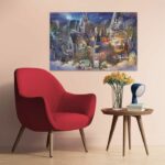 Puzzle da 3000 pezzi Hogwarts Castle View / Harry Potter, 14 anni, 17561, Ravensburger - immagine 3