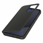 Custodia Smart View per Galaxy S24 FE con porta carte, nera - immagine 3