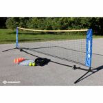 Zaino da tennis - SCHILDKROT - 2 racchette + fodere - 2 palline in schiuma Ø7mm - Rete autoportante 75x300 cm - 6 coni di segnalazione - immagine 4
