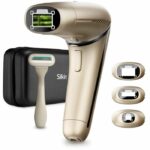 Epilatore a luce pulsata SILK'N 7 - Doppia lampada con testina rotante - 600.000 flash - 3 punte di zona