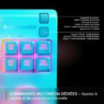 Tastiera da gioco cablata - STEELSERIES - Apex 3 TKL - Azerty - Blu cielo - immagine 6