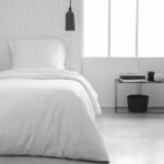 Oggi essenziale oggi Charg - 90 x 190 cm - 1 persona - 100% une cotone - craie - immagine 2