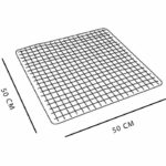 Tappetino antiscivolo per vasca o doccia - TODAY - UTILITY - 50 x 50 cm - Quadrato - Nero - immagine 4
