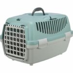 Trasportino - TRIXIE - Capri 1 - XS: 32 x 31 x 48 cm - Grigio chiaro / Salvia
