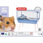 Gabbia rialzata per roditori - ZOLUX - Néolife - Per criceti - 78 x 48 x 75 cm - Blu - immagine 2