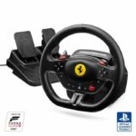 Volante + pedali - Thrustmaster - T98-P Ferrari 296 GTB - Senza sistema audio - USB cablato - Nero