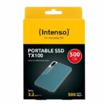 Hard Disk Interno - INTENSO - TX100 - 500 GB - SSD Portatile - Colore Blu - immagine 2