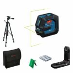 Laser a linea GLL 20-22 G - BOSCH - con 4 batterie da 1,5 V - treppiede BT 150 - valigetta per il trasporto - 0601065601