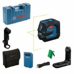 Laser a linea BOSCH GLL 20-22 G + batteria BA 3,7 V 3,0 Ah nella scatola