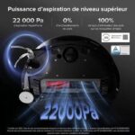 Sistema ROBOROCK SAROS 10 R&D - Robot aspirapolvere con base ad acqua completamente autonoma - 22000 Pa - LDS retrattile - immagine 3